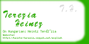 terezia heintz business card